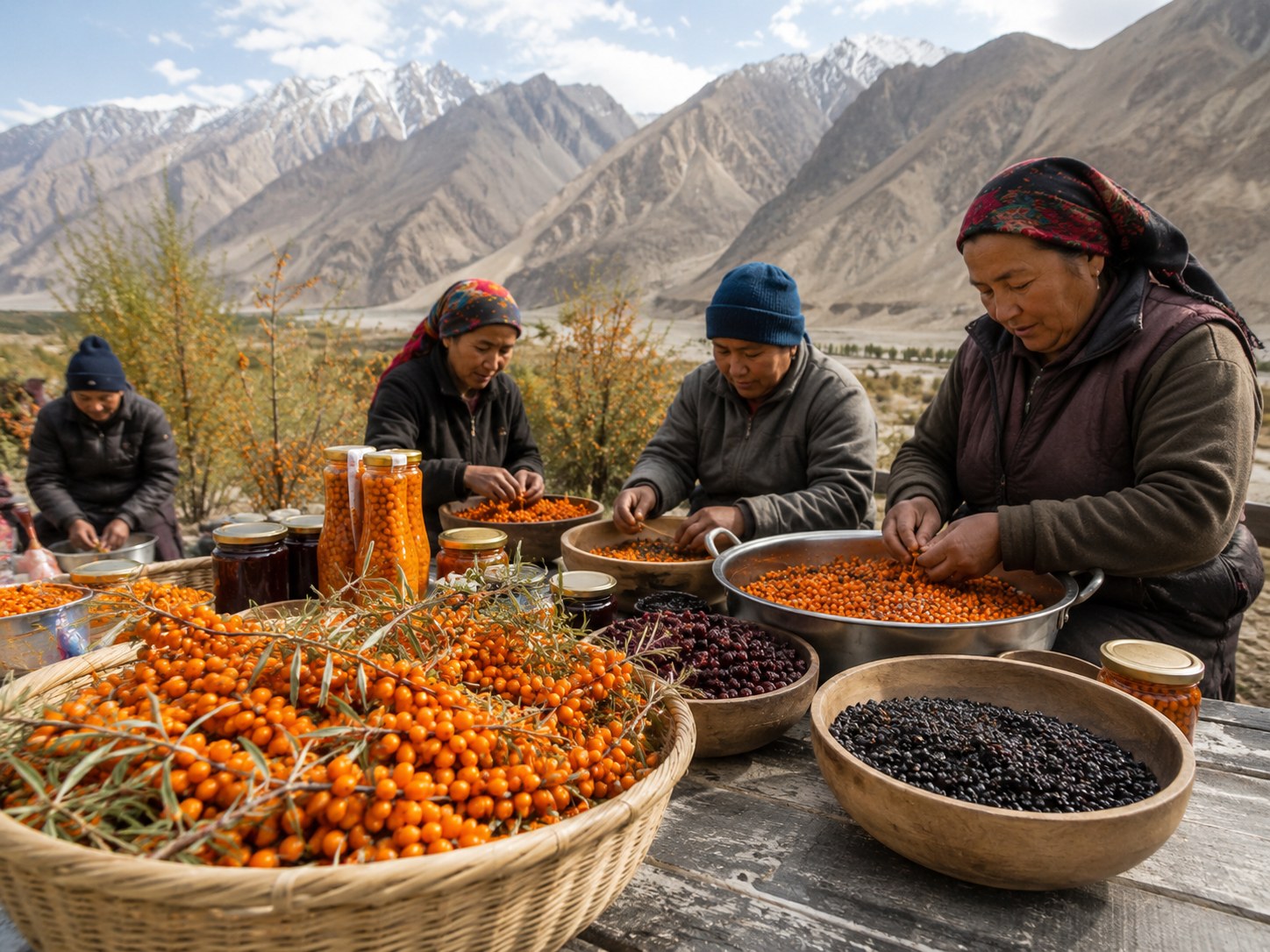 Seabuckthorn & Wild Berry Cluster